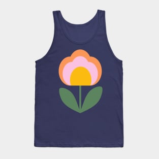 Scandi Folk Flower Tank Top